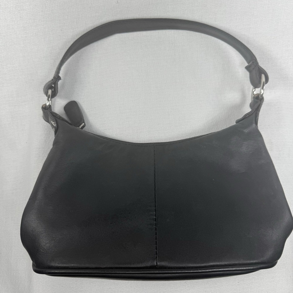 Vintage Y2K 90s 2000s Grunge Emo Black Shoulder Bag Purse Small Micro Baguette